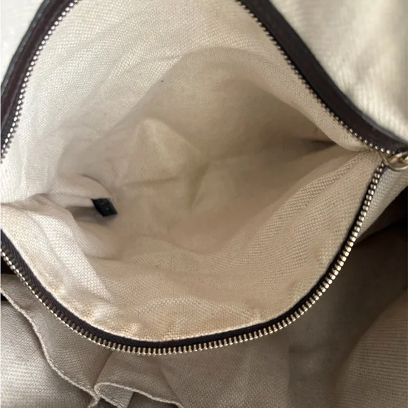 Gucci Canvas Diana Satchel with Bamboo Detail